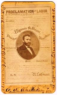 grant proclamation 1869
